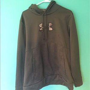 Men’s Brown and Camo Under Armour Hoodie